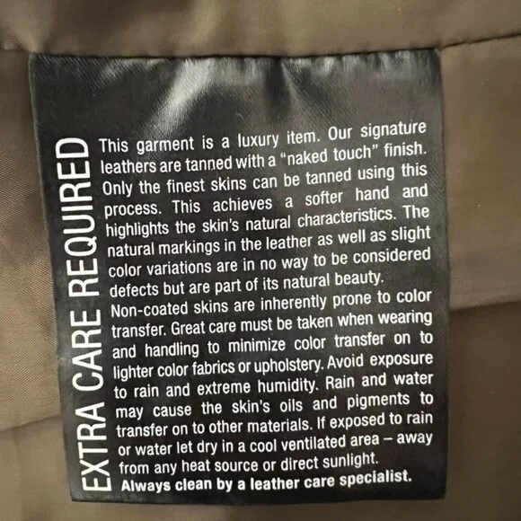 Buttery Leather Marc New York Olive Leather Moto Jacket Zip Banded Collar Medium - Picture 8 of 15